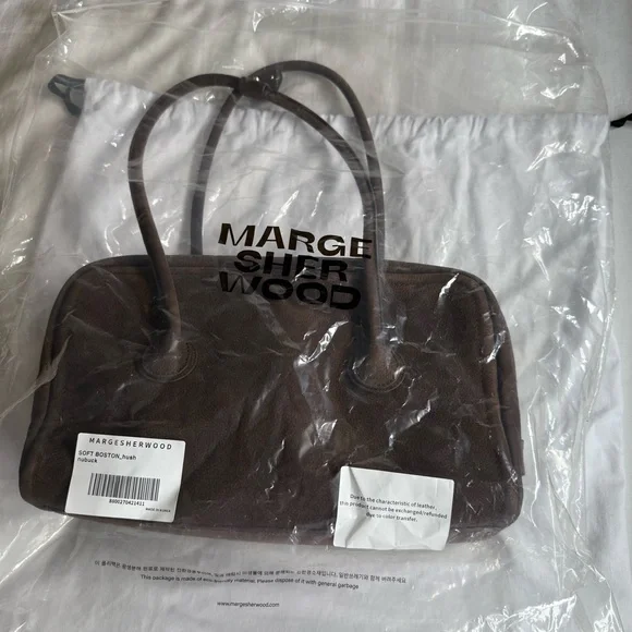 MARGE SHERWOOD Soft Boston Hush Nubuck Bag - Picture 13 of 14